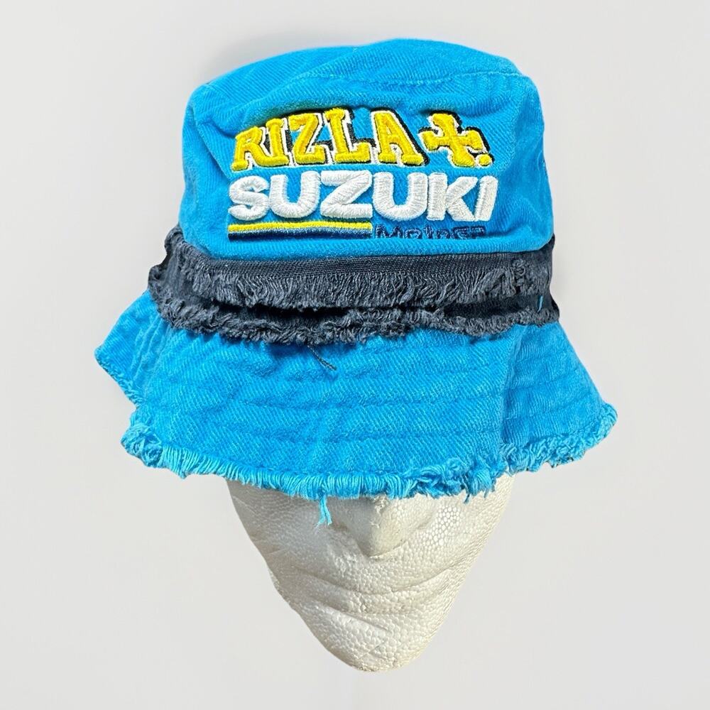 Rare! Moto Racing Vintage Hat Panama Suzuki Rizla Moto Chris Vermeulen #7